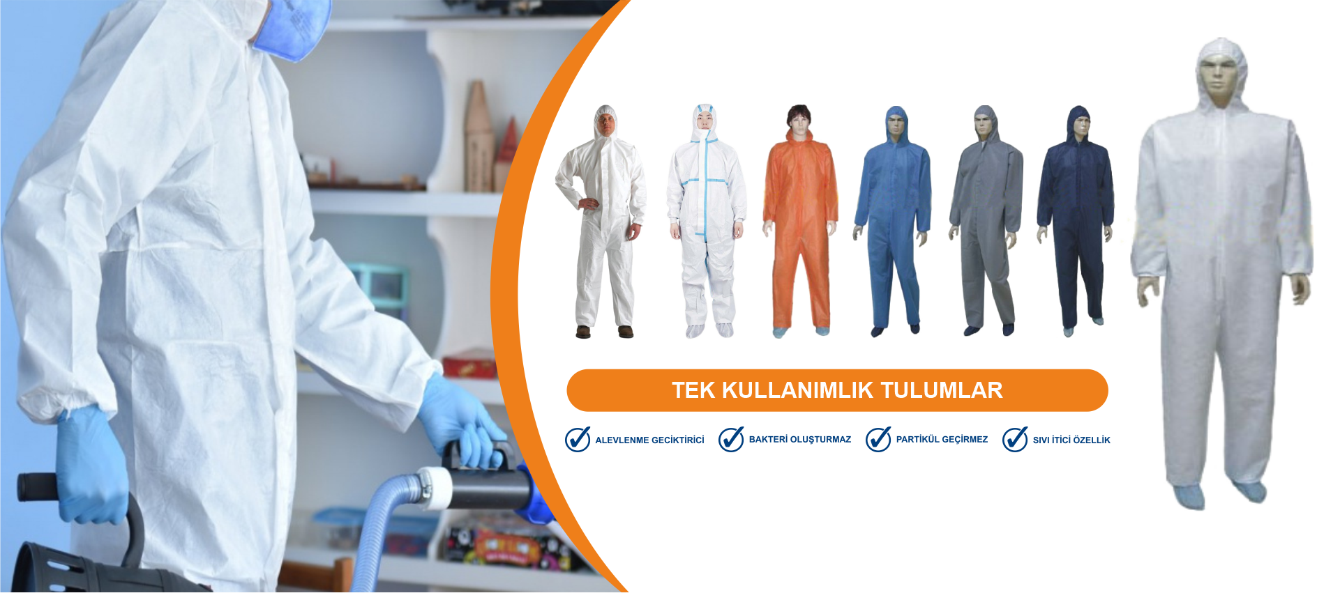 Tek Kullanımlık Tulum Çeşitleri - Mege Sağlık