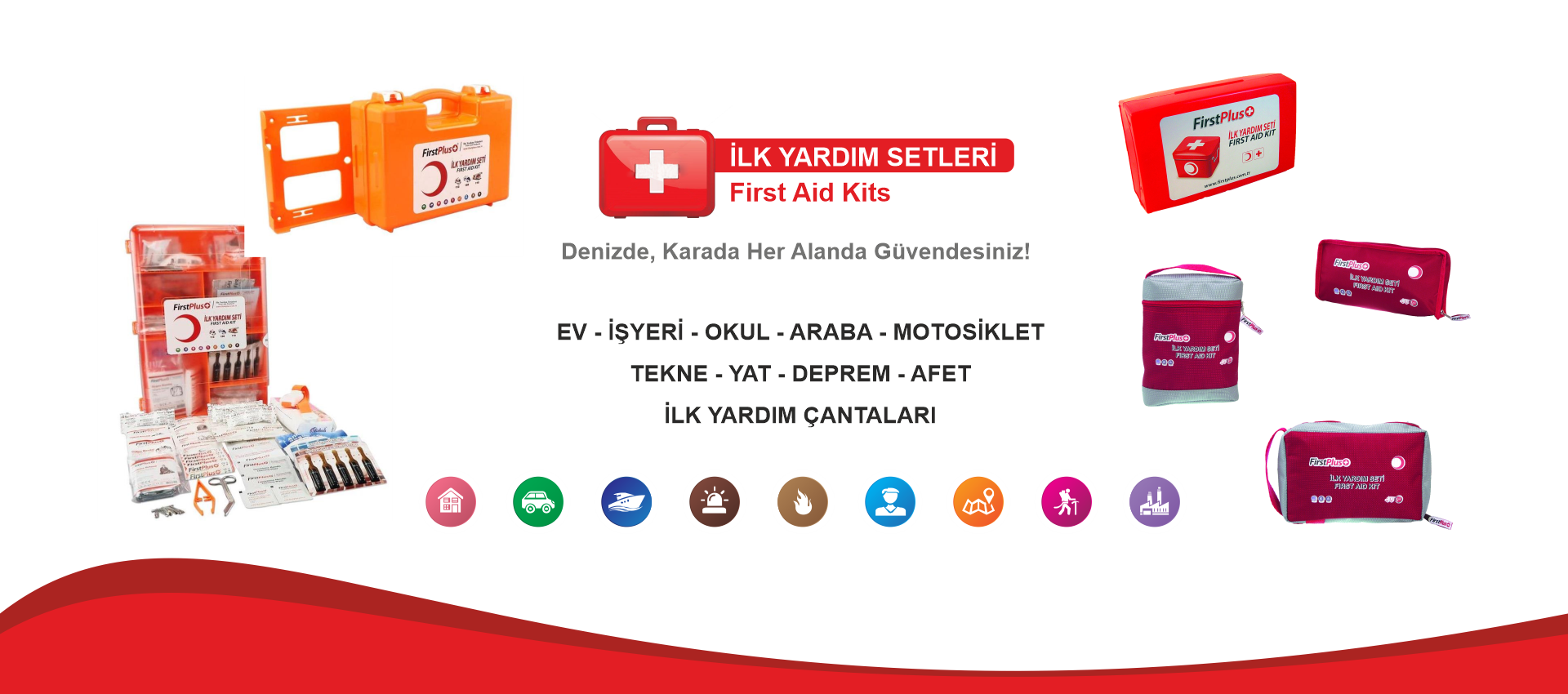 İlk Yardım Çantası Seti - Mege Sağlık