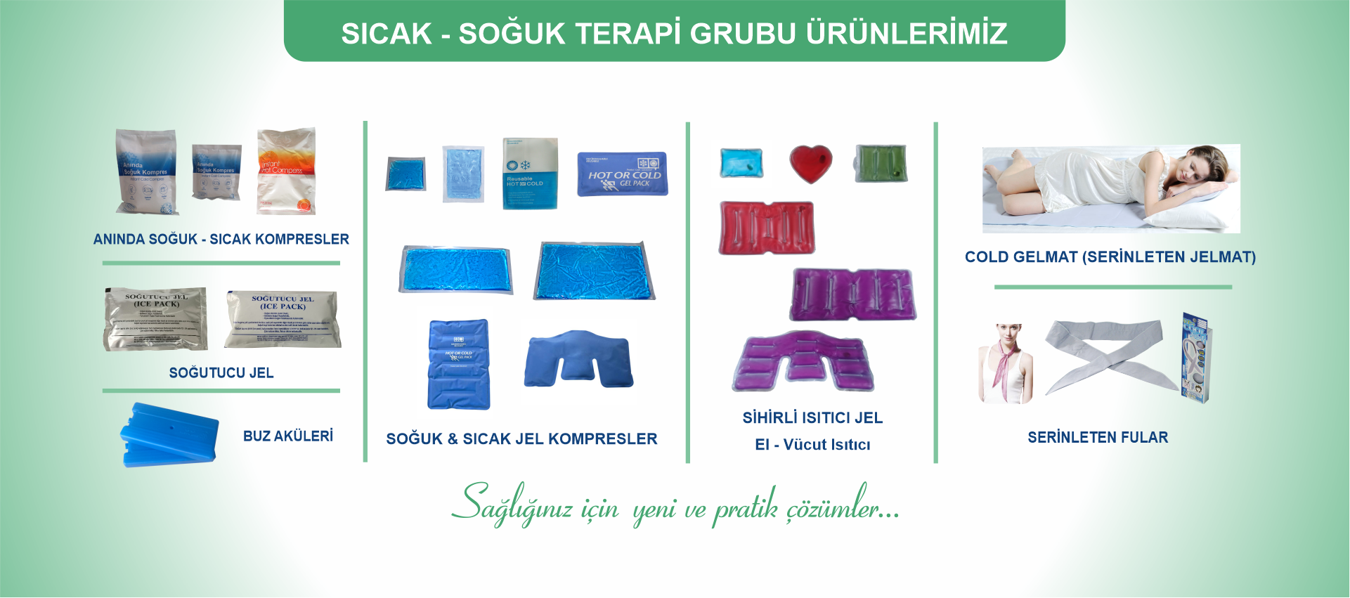 Soğuk Sıcak Jel Kompres Termojel - Mege Sağlık